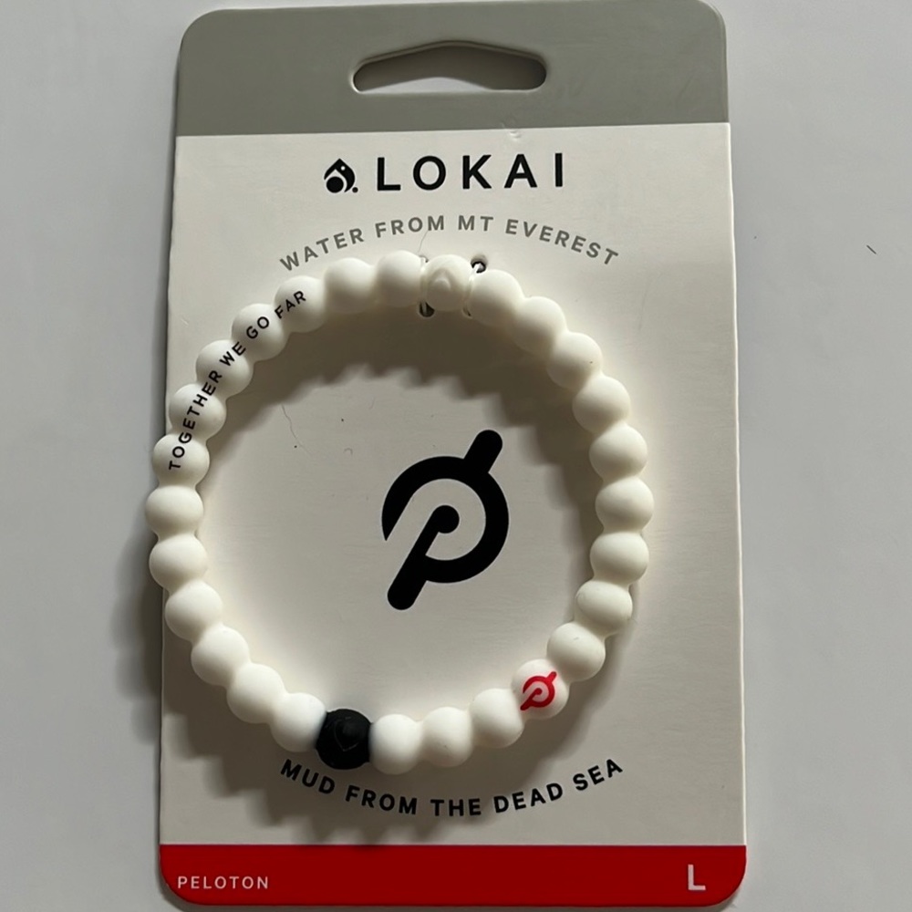 Lokai Peloton Bracelet - White Large